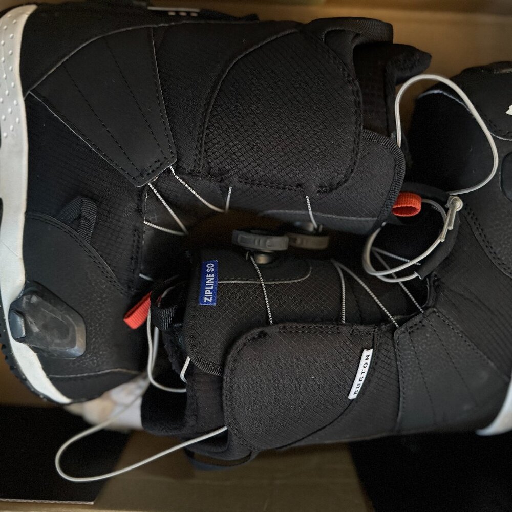 Burton Black Kids Size 3K Smalls Boa Snowboard Boots